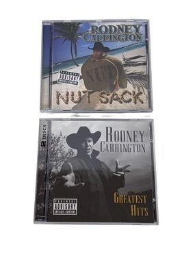 Rodney Carrington CD Bundle Nut Sack & Greatest Hits 2 Disc Set